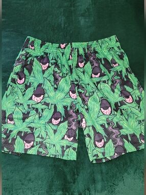 ETHIKA Stoney Leaf Basketball Mesh Shorts SEALED NWT